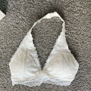 BRAND NEW Hollister White Lace Bralette